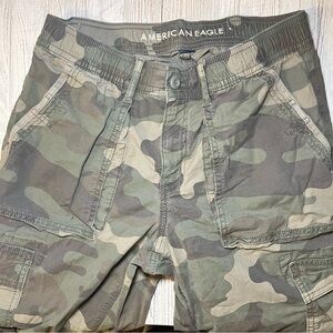 American Eagle Olive Cargo Pants